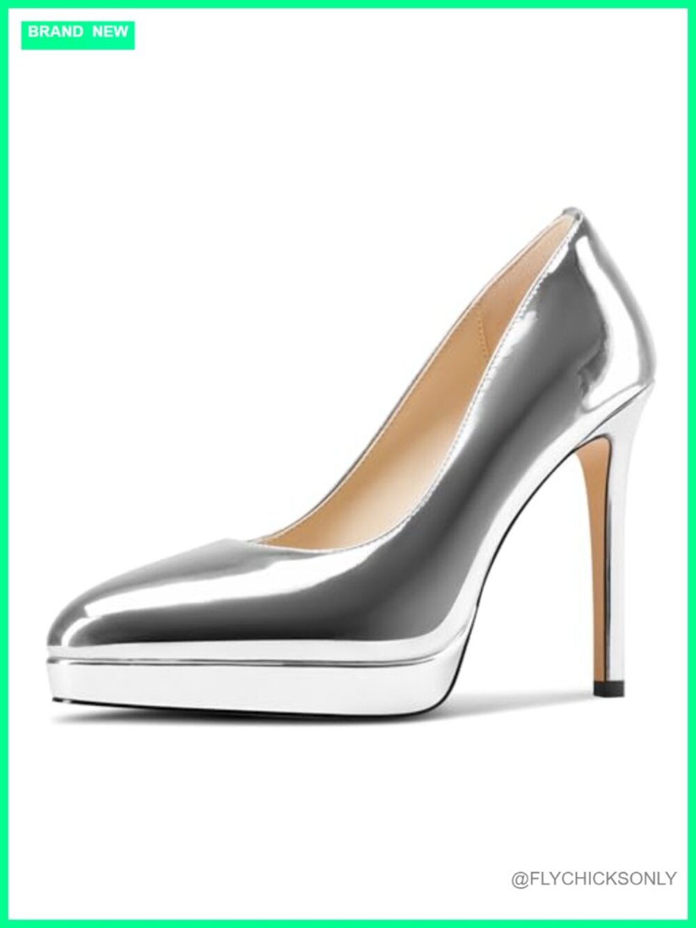 Castamere Womens Platform Pumps Slip-On Stilettos Faux Leather Dress Shoes